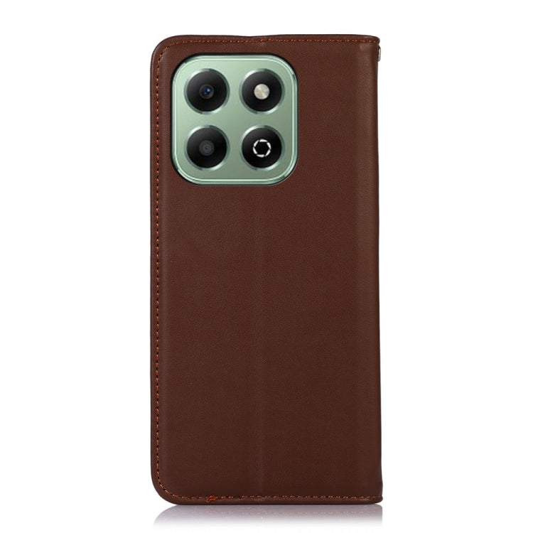 For Honor X6b KHAZNEH Nappa Top Layer Cowhide Leather Phone Case
