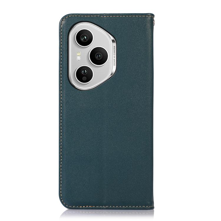 For Honor 400 Pro Global 160.8mm KHAZNEH Nappa Top Layer Cowhide Leather Phone Case
