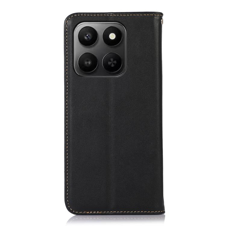 For Honor X7d 5G/400 Smart 5G KHAZNEH Nappa Top Layer Cowhide Leather Phone Case