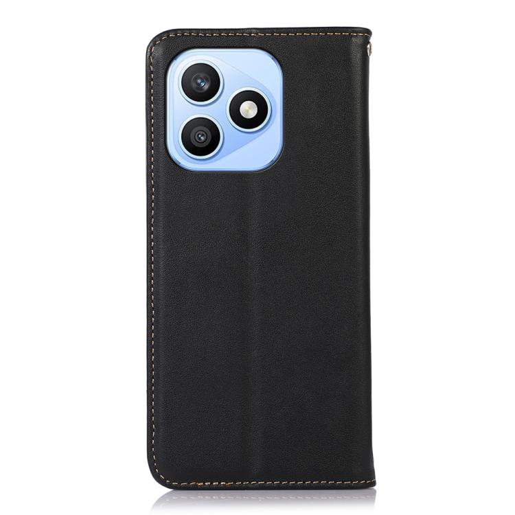 For Honor X8d 4G KHAZNEH Nappa Top Layer Cowhide Leather Phone Case