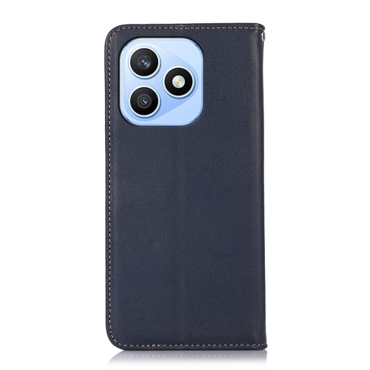 For Honor X8d 4G KHAZNEH Nappa Top Layer Cowhide Leather Phone Case