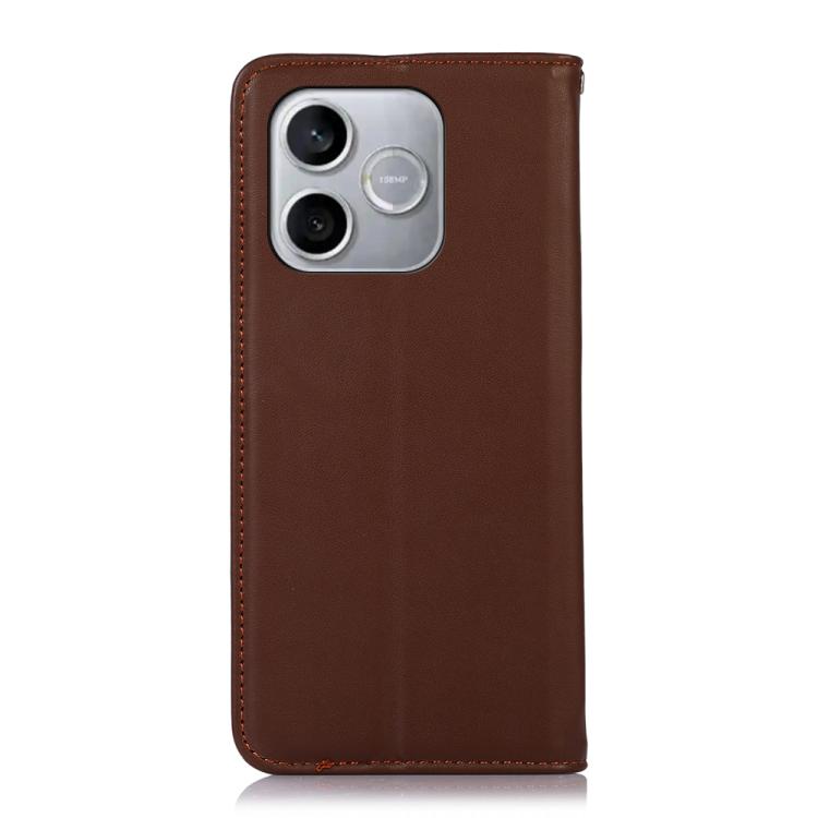 For Honor 600 Lite Global KHAZNEH Nappa Top Layer Cowhide Leather Phone Case