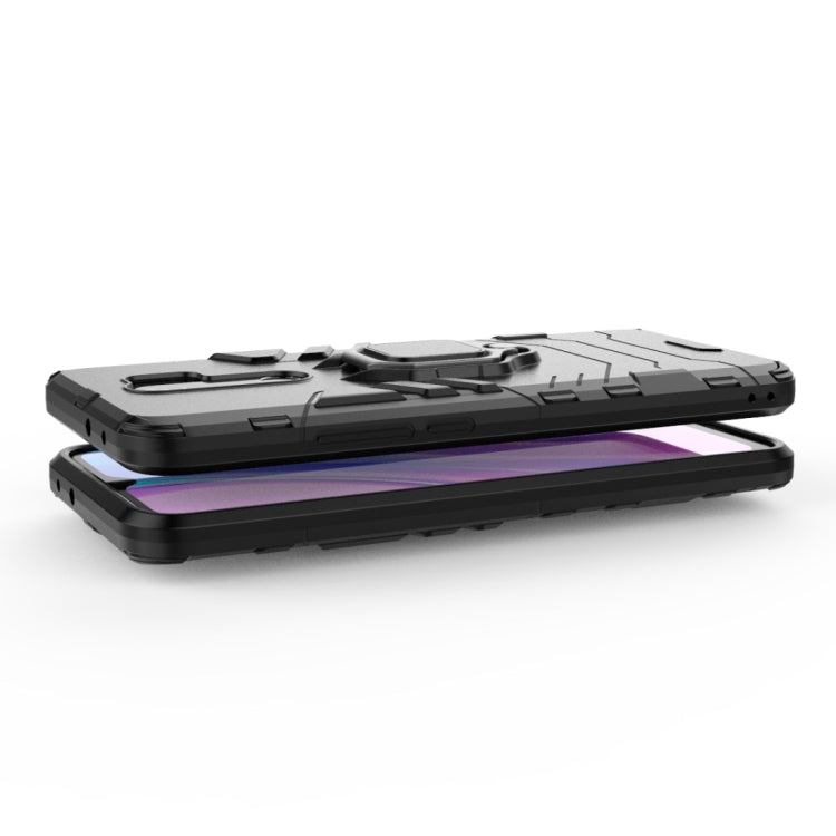 For Xiaomi Redmi 9 Shockproof PC + TPU Protective Case with Magnetic Ring Holder