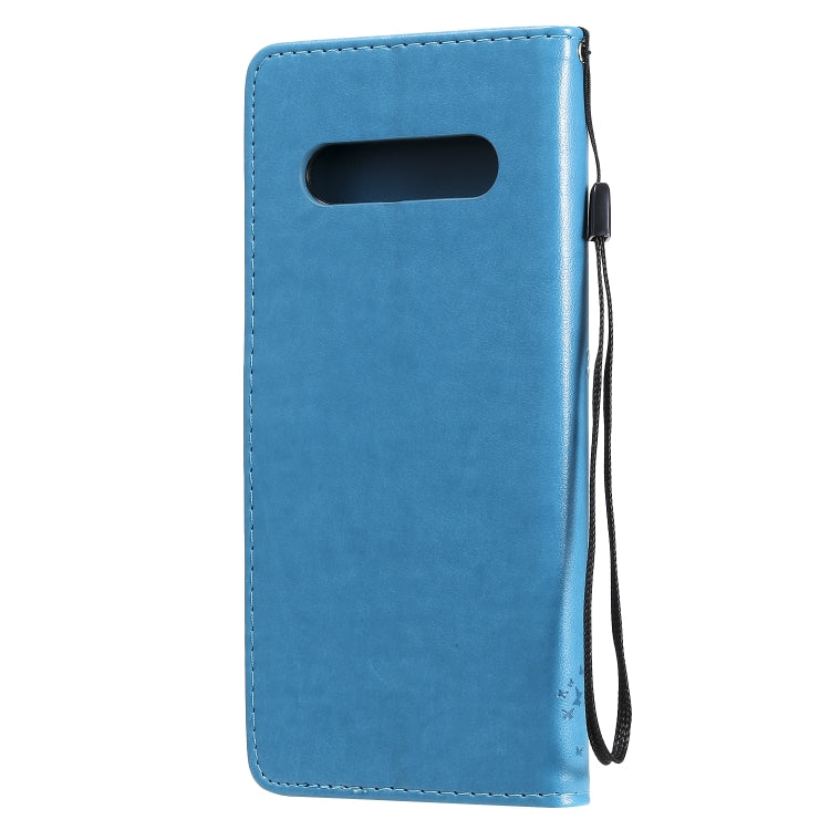 For LG V60 ThinQ 5G Tree & Cat Embossed Pattern Horizontal Flip Leather Case with Holder & Card Slots & Wallet & Lanyard