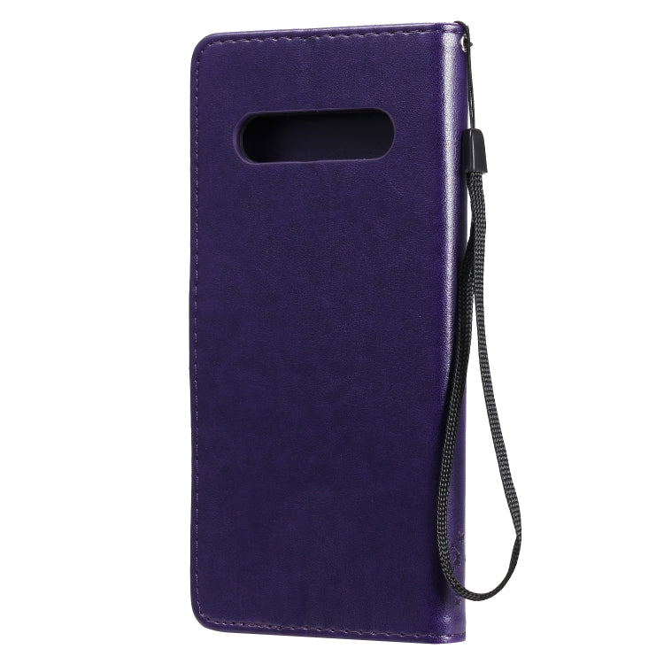 For LG V60 ThinQ 5G Tree & Cat Embossed Pattern Horizontal Flip Leather Case with Holder & Card Slots & Wallet & Lanyard