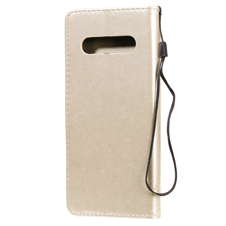 For LG V60 ThinQ 5G Tree & Cat Embossed Pattern Horizontal Flip Leather Case with Holder & Card Slots & Wallet & Lanyard