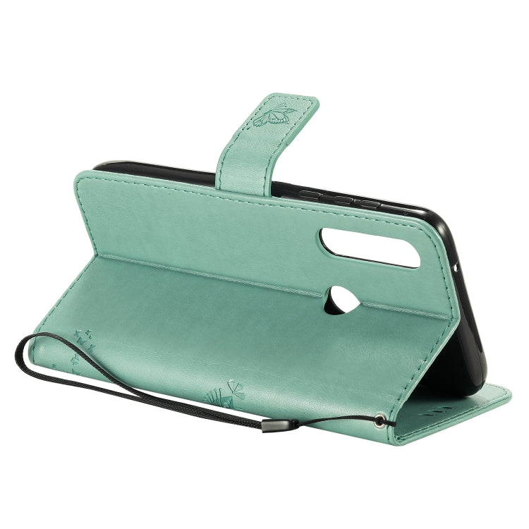 For Motorola Moto G Power Tree & Cat Embossed Pattern Horizontal Flip Leather Case with Holder & Card Slots & Wallet & Lanyard