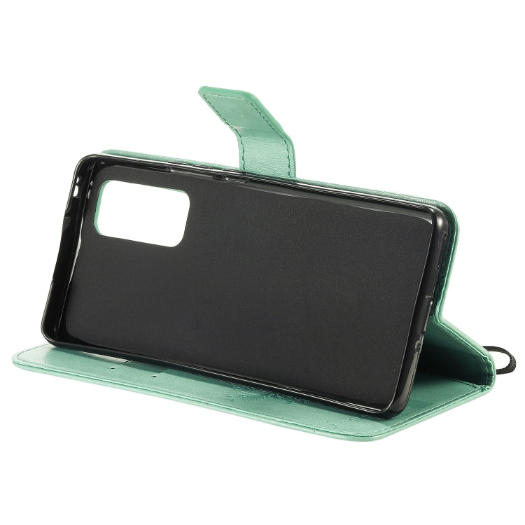 For Huawei Honor 30 Pro Tree & Cat Embossed Pattern Horizontal Flip Leather Case with Holder & Card Slots & Wallet & Lanyard