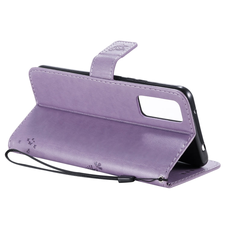 For Huawei Honor 30 Pro Tree & Cat Embossed Pattern Horizontal Flip Leather Case with Holder & Card Slots & Wallet & Lanyard