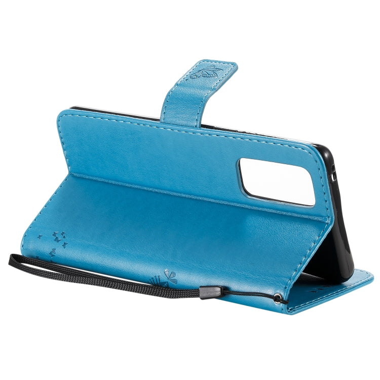 For Huawei Honor 30 Pro Tree & Cat Embossed Pattern Horizontal Flip Leather Case with Holder & Card Slots & Wallet & Lanyard