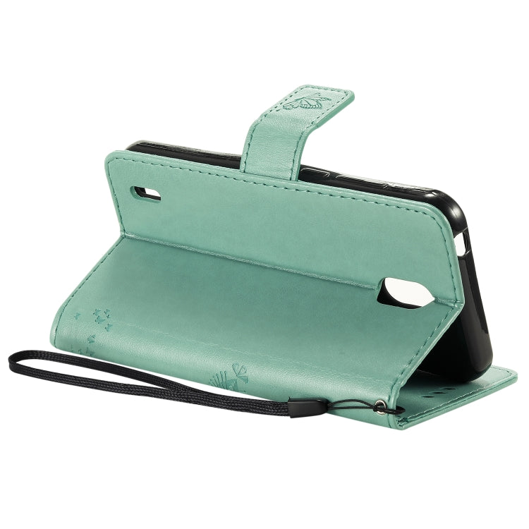 For Nokia 1.3 Tree & Cat Embossed Pattern Horizontal Flip Leather Case with Holder & Card Slots & Wallet & Lanyard