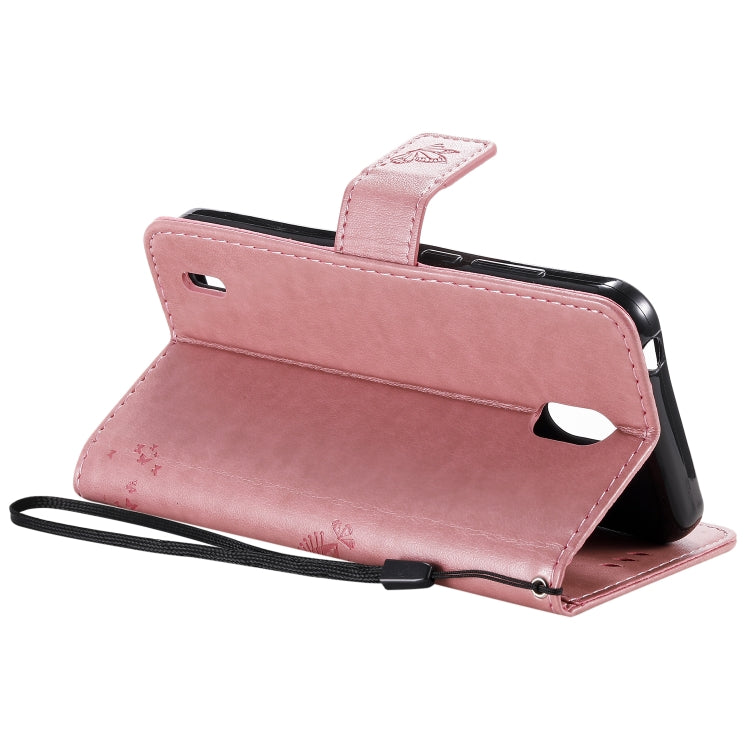 For Nokia 1.3 Tree & Cat Embossed Pattern Horizontal Flip Leather Case with Holder & Card Slots & Wallet & Lanyard