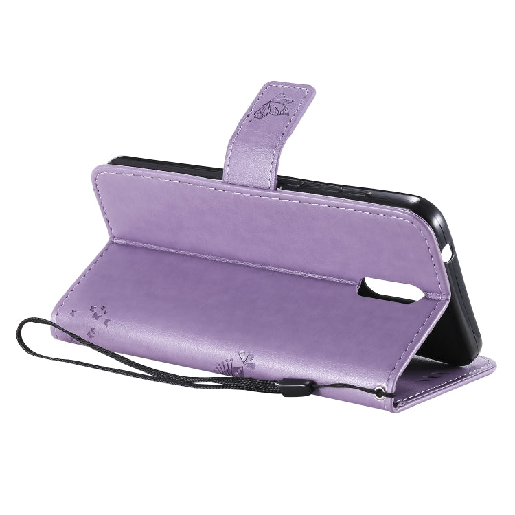 For Nokia 2.3 Tree & Cat Embossed Pattern Horizontal Flip Leather Case with Holder & Card Slots & Wallet & Lanyard