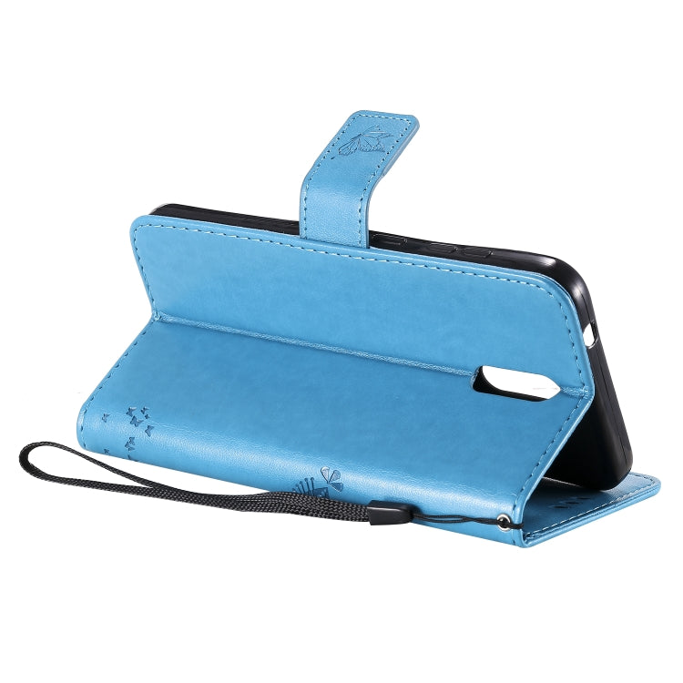 For Nokia 2.3 Tree & Cat Embossed Pattern Horizontal Flip Leather Case with Holder & Card Slots & Wallet & Lanyard