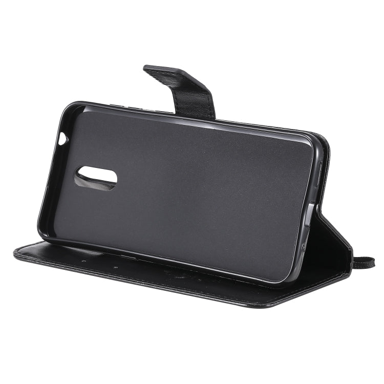 For Nokia 2.3 Tree & Cat Embossed Pattern Horizontal Flip Leather Case with Holder & Card Slots & Wallet & Lanyard