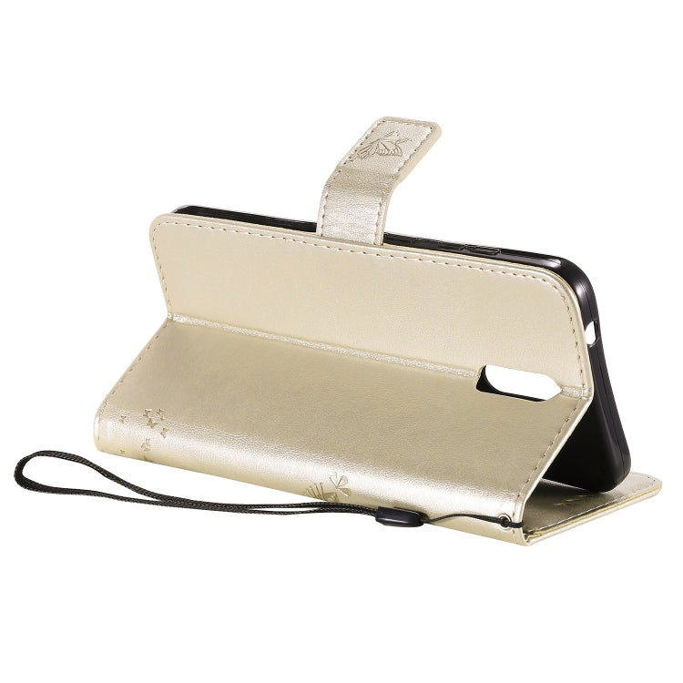 For Nokia 2.3 Tree & Cat Embossed Pattern Horizontal Flip Leather Case with Holder & Card Slots & Wallet & Lanyard