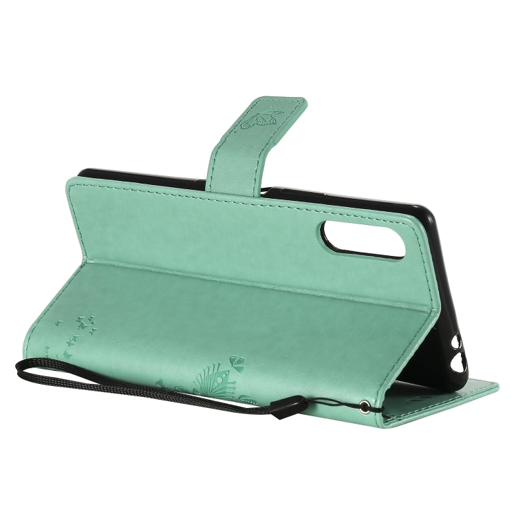 For Sony Xperia L4 Tree & Cat Embossed Pattern Horizontal Flip Leather Case with Holder & Card Slots & Wallet & Lanyard