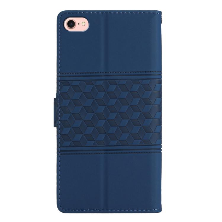 For iPhone 16e / 17e Diamond Embossed Skin Feel Leather Phone Case