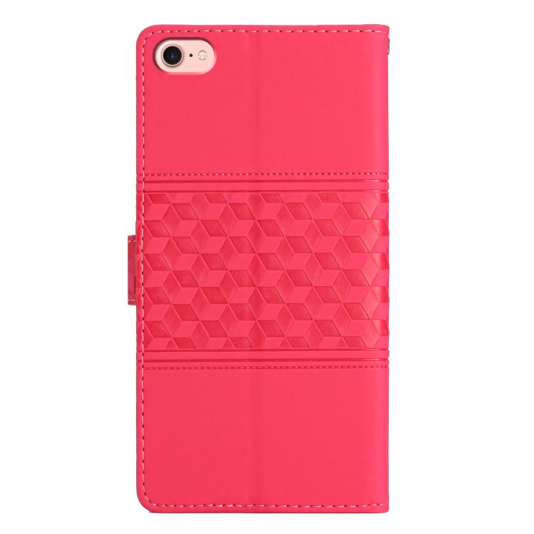 For iPhone 16e / 17e Diamond Embossed Skin Feel Leather Phone Case