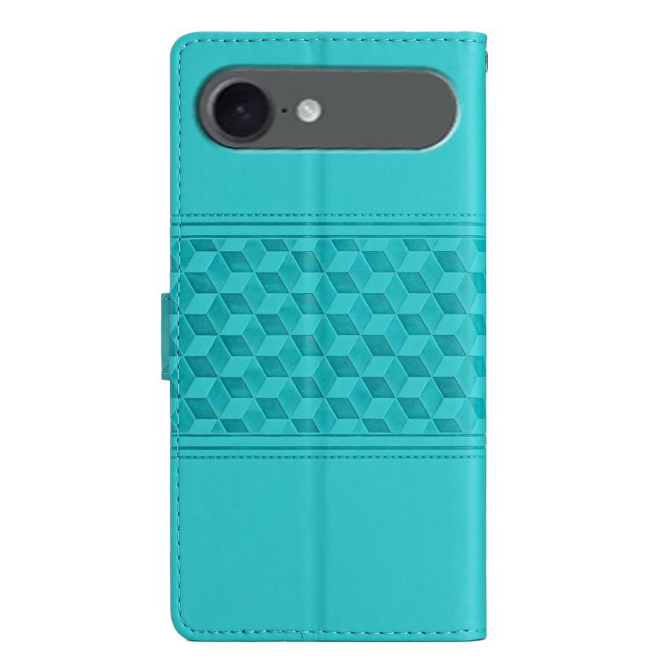For iPhone Air Diamond Embossed Skin Feel Leather Phone Case