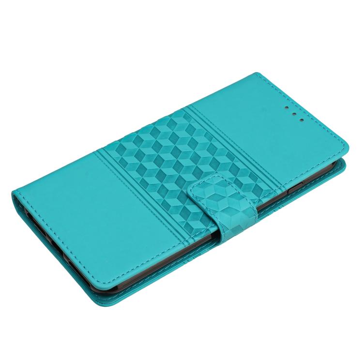 For iPhone 17 Pro Diamond Embossed Skin Feel Leather Phone Case