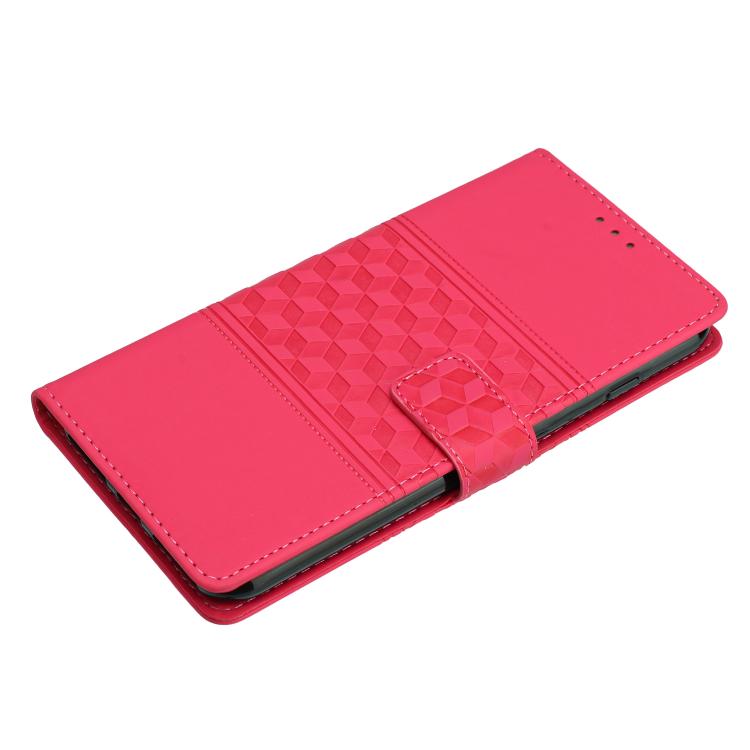 For iPhone 17 Pro Max Diamond Embossed Skin Feel Leather Phone Case