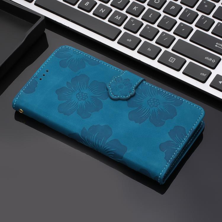 For iPhone 17 Pro Flower Embossing Pattern Leather Phone Case