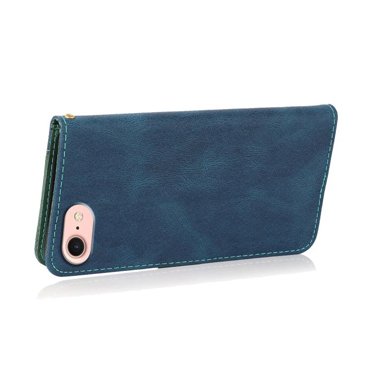 For iPhone 16e / 17e Dual-color Stitching Leather Phone Case