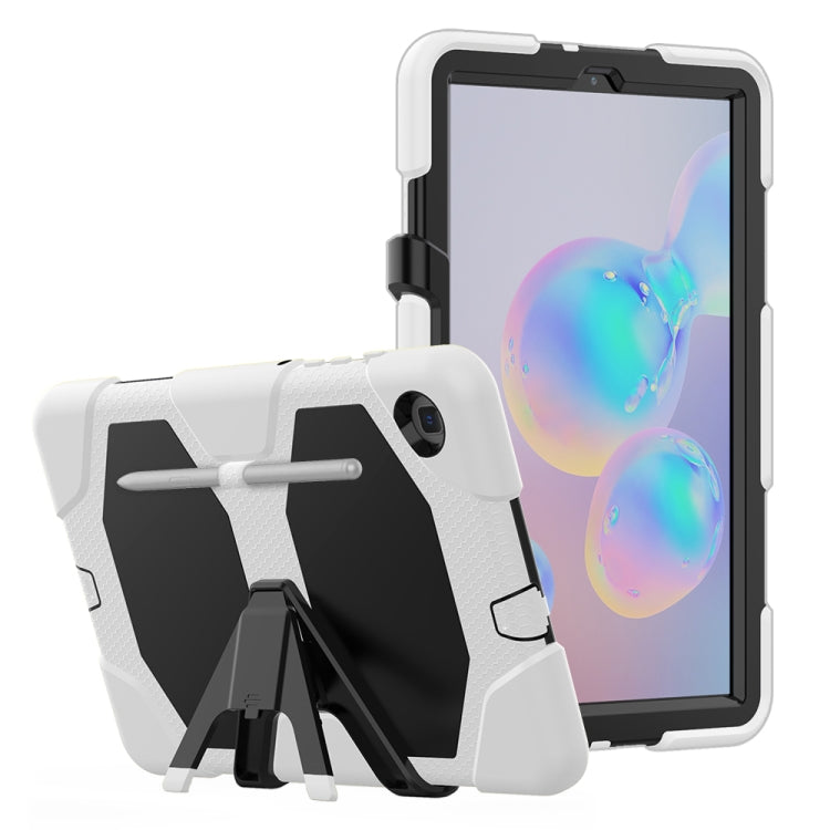 For Samsung Galaxy Tab S6 Lite P610 Shockproof Colorful Silicon + PC Protective Case with Holder & Pen Slot