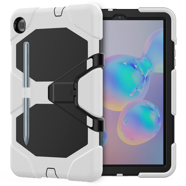 For Samsung Galaxy Tab S6 Lite P610 Shockproof Colorful Silicon + PC Protective Case with Holder & Pen Slot