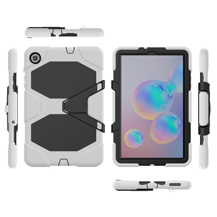 For Samsung Galaxy Tab S6 Lite P610 Shockproof Colorful Silicon + PC Protective Case with Holder & Pen Slot