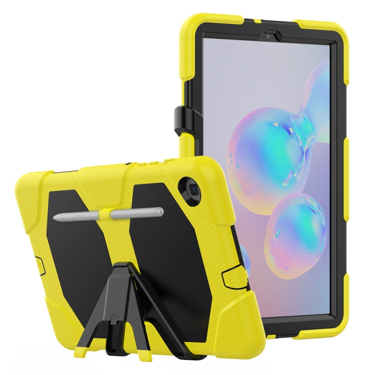 For Samsung Galaxy Tab S6 Lite P610 Shockproof Colorful Silicon + PC Protective Case with Holder & Pen Slot