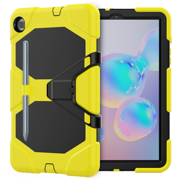 For Samsung Galaxy Tab S6 Lite P610 Shockproof Colorful Silicon + PC Protective Case with Holder & Pen Slot