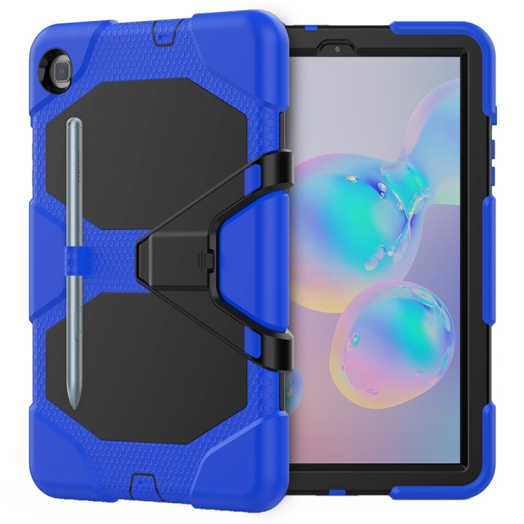 For Samsung Galaxy Tab S6 Lite P610 Shockproof Colorful Silicon + PC Protective Case with Holder & Pen Slot