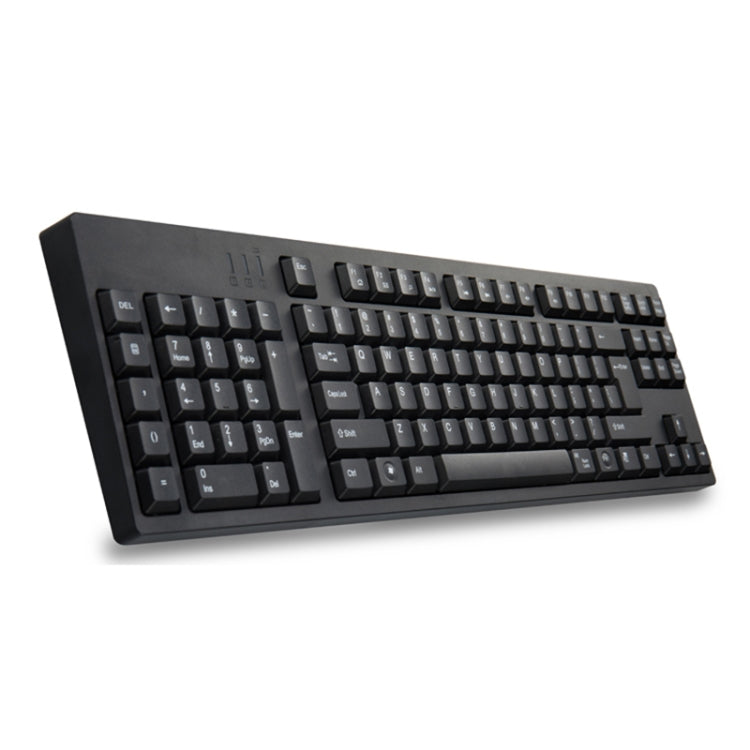 Wired USB Left Hand Keyboard with Dual HUB Function(Black)