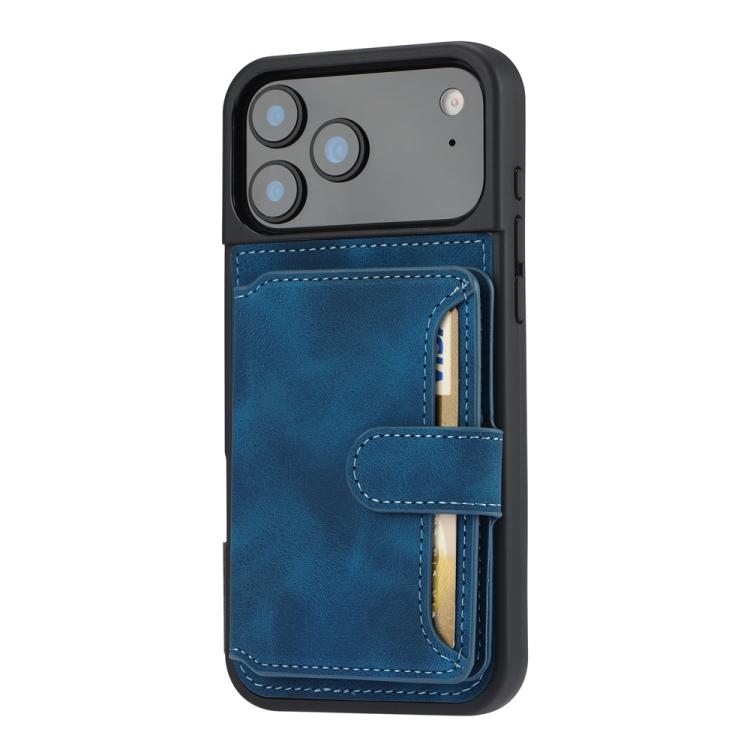 For iPhone 17 Pro Max Skin Feel Dream RFID Anti-theft PU Card Bag Phone Case