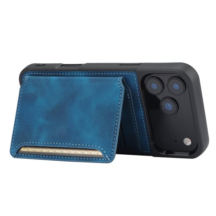 For iPhone 17 Pro Max Skin Feel Dream RFID Anti-theft PU Card Bag Phone Case