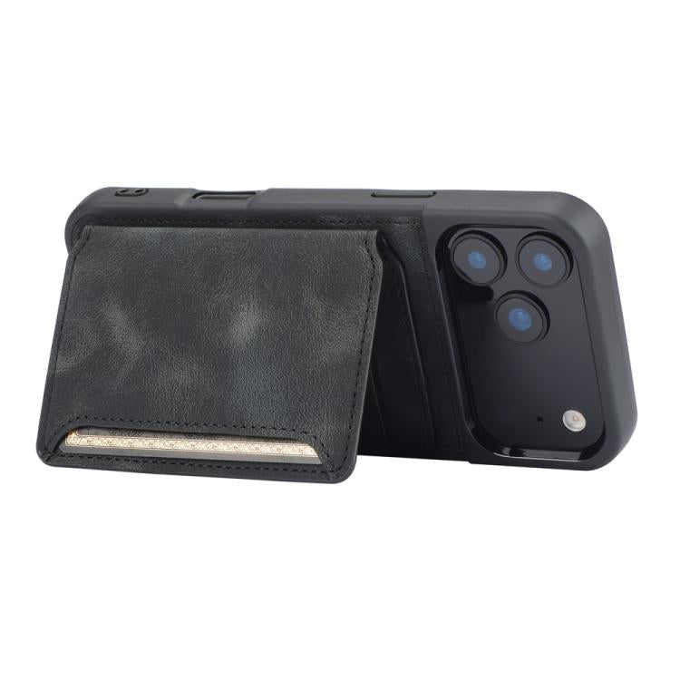 For iPhone 17 Pro Skin Feel Dream RFID Anti-theft PU Card Bag Phone Case