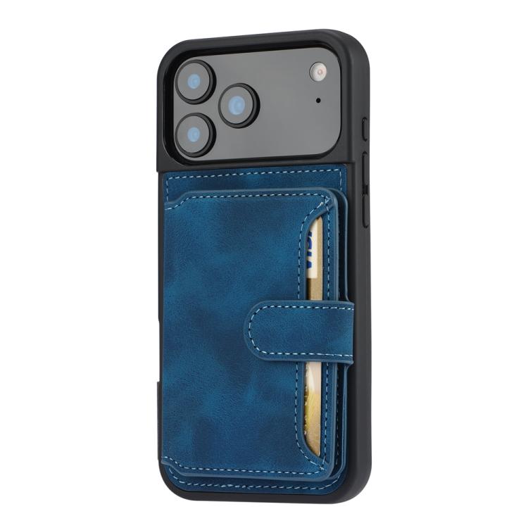 For iPhone 17 Pro Skin Feel Dream RFID Anti-theft PU Card Bag Phone Case