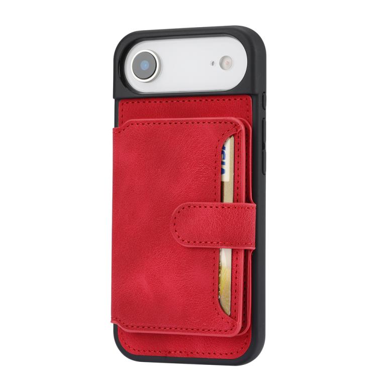 For iPhone Air Skin Feel Dream RFID Anti-theft PU Card Bag Phone Case