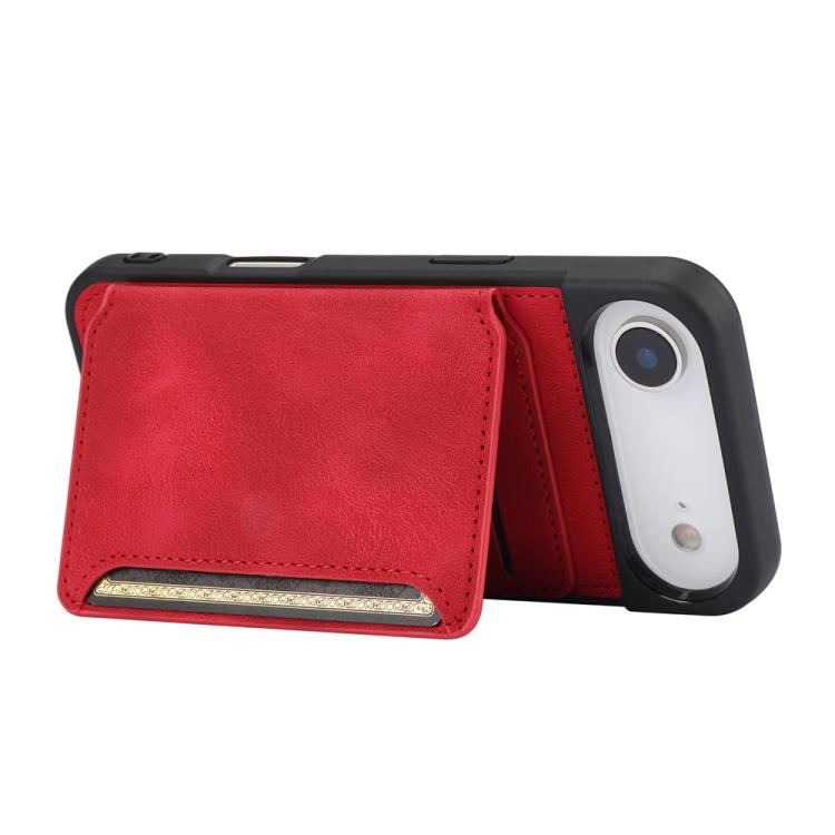 For iPhone Air Skin Feel Dream RFID Anti-theft PU Card Bag Phone Case