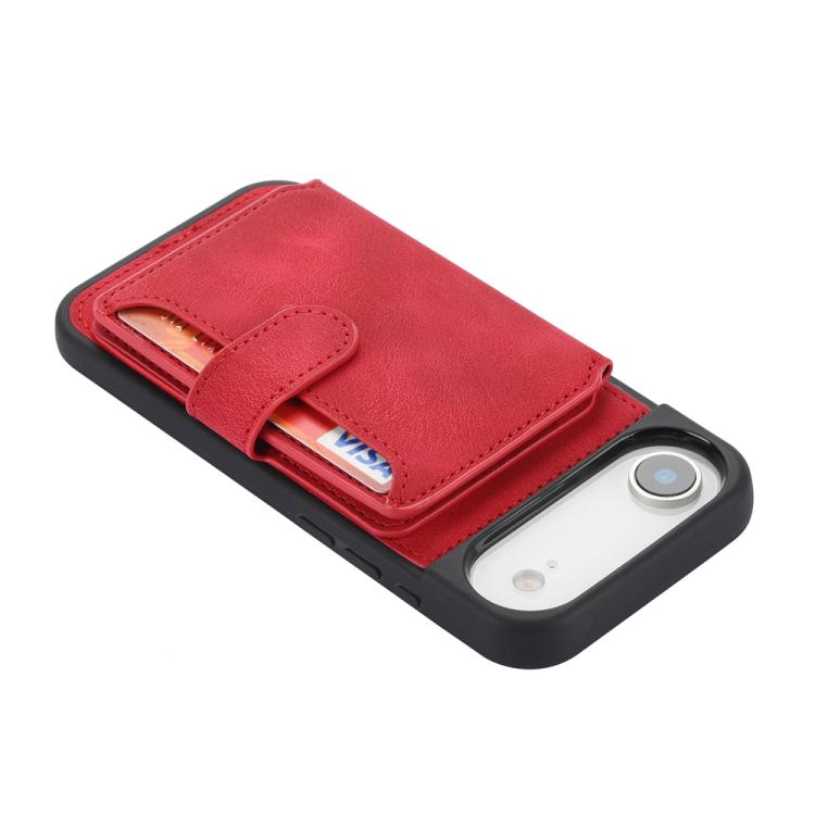 For iPhone Air Skin Feel Dream RFID Anti-theft PU Card Bag Phone Case
