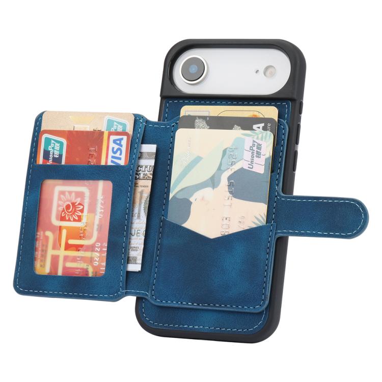 For iPhone Air Skin Feel Dream RFID Anti-theft PU Card Bag Phone Case