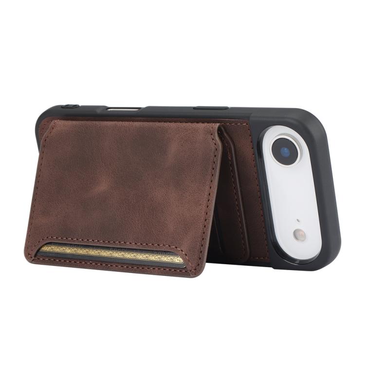 For iPhone Air Skin Feel Dream RFID Anti-theft PU Card Bag Phone Case