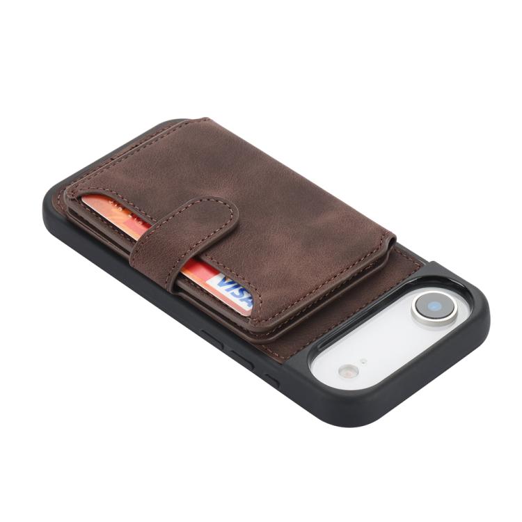 For iPhone Air Skin Feel Dream RFID Anti-theft PU Card Bag Phone Case