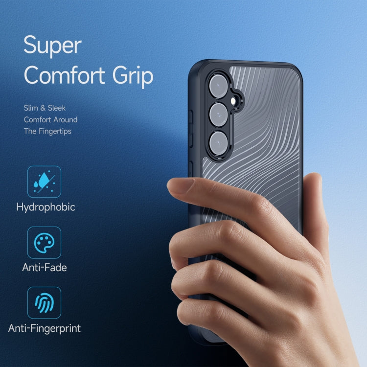 For Samsung Galaxy S23 FE 5G DUX DUCIS Aimo Series TPU + PC Frosted Feel Phone Case(Black)