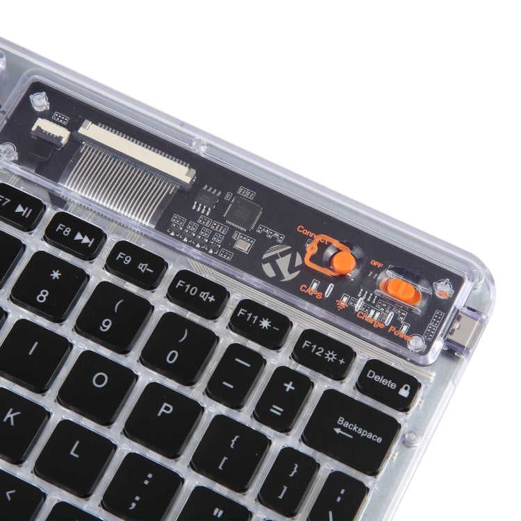 X11S 10 inch Tablet Universal Transparent Backlit Keyboard Compatible For iOS&Android&Windows System