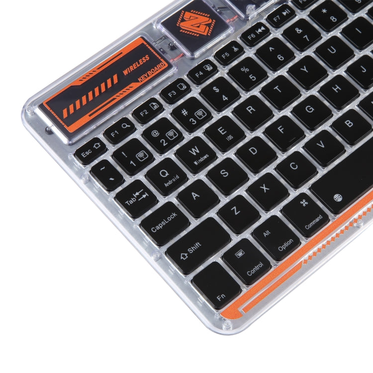 X11S 10 inch Tablet Universal Transparent Backlit Keyboard Compatible For iOS&Android&Windows System