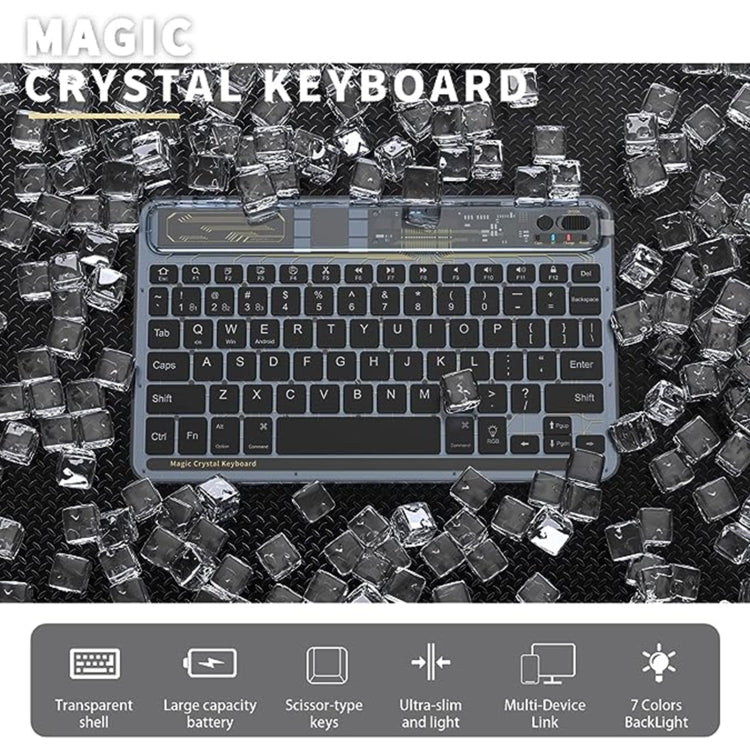 X11S 10 inch Tablet Universal Transparent Backlit Keyboard Compatible For iOS&Android&Windows System
