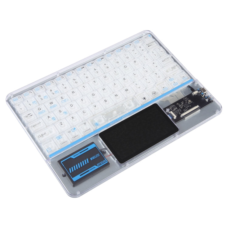 X11-AS 10 inch Tablet Universal Transparent Backlit Touch Keyboard Compatible For iOS&Android&Windows System